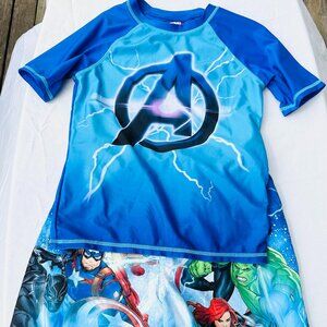 Captain America Swim set for youth boys